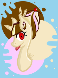 Size: 600x800 | Tagged: safe, artist:minty-illusion, oc, oc only, food pony, original species, solo