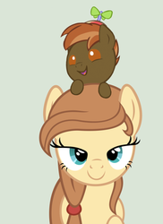 Size: 400x548 | Tagged: safe, artist:avisola, button mash, oc, oc:cream heart, pony, g4, baby, baby button mash, baby pony, buttonbetes, cream heart and button mash:best mother and son, cute, foal, mother and son, vector, younger