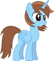 Size: 7358x8297 | Tagged: safe, artist:djdavid98, oc, oc only, oc:hair zippy, alicorn, pony, .ai available, .svg available, absurd resolution, alicorn oc, simple background, solo, transparent background, vector