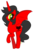 Size: 1611x2403 | Tagged: safe, artist:wicked-at-heart, oc, oc only, oc:wicked heart, alicorn, demon, pony, alicorn oc, freckles, solo