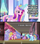 Size: 450x488 | Tagged: safe, edit, edited screencap, screencap, amethyst stone, flash sentry, pinkie pie, princess cadance, rainbow dash, rarity, twilight sparkle, alicorn, crystal pony, pegasus, pony, unicorn, g4, my little pony: friendship is magic, the crystal empire, three's a crowd, armor, bags under eyes, crystal guard, crystal guard armor, female, guard, image macro, male, mare, meme, pegasus royal guard, royal guard, stallion, train, twilight sparkle (alicorn)