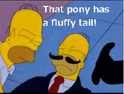 Size: 472x360 | Tagged: safe, artist:mixermike622, oc, oc:fluffle puff, g4, animated, crossover, fear of flying, funny, guy incognito, homer simpson, male, the simpsons