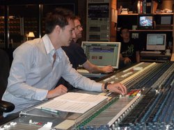 Size: 720x540 | Tagged: safe, human, at the gala, behind the scenes, daniel ingram, daniel ingram's studio, irl, irl human, mixing console, photo