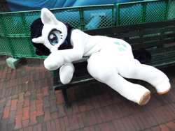 Size: 1000x750 | Tagged: safe, artist:girlieginger, rarity, human, g4, cosplay, fursuit, irl, irl human, palindrome get, photo, solo