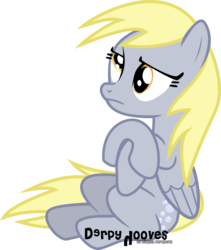 Size: 795x899 | Tagged: safe, artist:oobrushstrokeoo, derpy hooves, pegasus, pony, g4, female, mare, pouting, solo