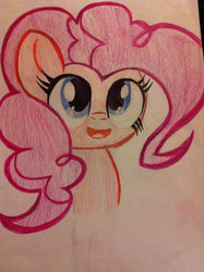 Size: 400x536 | Tagged: safe, artist:invadervex278, pinkie pie, g4, female, solo