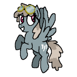 Size: 342x338 | Tagged: safe, artist:tiffanythecat019, dust devil, pegasus, pony, g4, female, mare, simple background, solo, transparent background