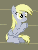 Size: 161x211 | Tagged: safe, edit, edited screencap, editor:cheezedoodle96, screencap, derpy hooves, pegasus, pony, g4, leap of faith, season 4, animated, clapping, cropped, cute, derpabetes, female, gif, loop, mare, picture for breezies, reaction image, sitting, smiling, solo