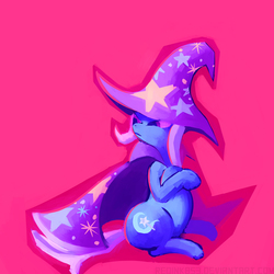 Size: 2000x2000 | Tagged: safe, artist:redink853, trixie, pony, unicorn, g4, crossed arms, female, high res, mare, simple background, solo