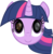 Size: 5502x5570 | Tagged: safe, artist:northern wind, princess celestia, twilight sparkle, g4, absurd resolution, female, mare in the moon, moon, solo