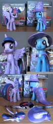 Size: 800x1872 | Tagged: safe, trixie, twilight sparkle, alicorn, pony, g4, female, funko, irl, mare, photo, toy, twilight sparkle (alicorn)