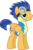 Size: 4102x6135 | Tagged: safe, artist:chainchomp2, flash sentry, pegasus, pony, g4, absurd resolution, goggles, male, simple background, solo, stallion, transparent background, vector, wonderbolt trainee uniform