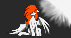 Size: 920x498 | Tagged: safe, artist:xgorillazgirlx, oc, oc only, oc:nightflash, pegasus, pony, solo