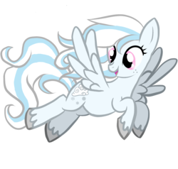 Size: 2100x2000 | Tagged: safe, artist:hi0u, oc, oc only, oc:snow breeze, pegasus, pony, high res, solo