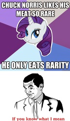 Size: 594x1025 | Tagged: safe, rarity, g4, if you know what i mean, meme, mr bean