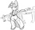 Size: 1696x1500 | Tagged: safe, twilight sparkle, pony, semi-anthro, g4, bipedal, farm, female, monochrome, sketch, solo, wip