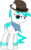 Size: 3646x5875 | Tagged: safe, artist:crimsonlynx97, oc, oc only, oc:sky paw, pegasus, pony, hat, solo, trilby