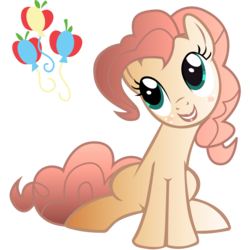 Size: 5000x5000 | Tagged: safe, artist:keytee-chan, edit, applejack, pinkie pie, g4, absurd resolution, female, fusion, lipstick, makeup, ship:applepie, solo