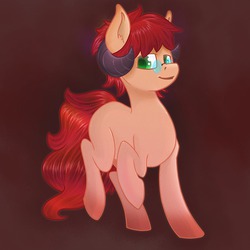 Size: 1000x1000 | Tagged: safe, artist:ponygiftart, oc, oc only, oc:sheepy pony, glasses, solo