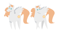 Size: 1024x576 | Tagged: safe, artist:flashquatsch, princess celestia, g4, bbbff, cute, pointy ponies, prince solaris, rule 63, rule63betes, simple background, transparent background, vector