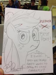 Size: 852x1136 | Tagged: safe, artist:andy price, applejack, g4, best pony, female, pencil drawing, solo, traditional art