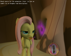 Size: 1148x897 | Tagged: safe, artist:mr.tektite, fluttershy, g4, 3d, animated at source, dizzy, female, hypnosis, hypnotized, pendulum swing, pocket watch, solo, source filmmaker, tongue out, watch