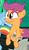 Size: 349x609 | Tagged: safe, edit, edited screencap, screencap, rainbow dash, scootaloo, g4, sleepless in ponyville, coffee, cup, drink, meme