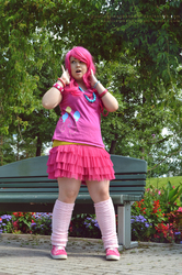 Size: 596x900 | Tagged: safe, artist:puoliverinenbanaani, pinkie pie, human, g4, cosplay, irl, irl human, photo, solo