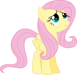 Size: 6184x6000 | Tagged: safe, artist:decimix, fluttershy, g4, absurd resolution, female, simple background, solo, transparent background, vector