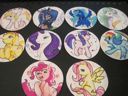 Size: 960x720 | Tagged: safe, artist:kyuu-vixen-cosplay, applejack, derpy hooves, fluttershy, pinkie pie, princess celestia, princess luna, queen chrysalis, rainbow dash, rarity, twilight sparkle, pegasus, pony, g4, female, mane six, mare