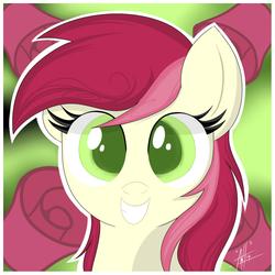 Size: 1000x1000 | Tagged: safe, artist:anon3mau5, roseluck, g4, female, solo