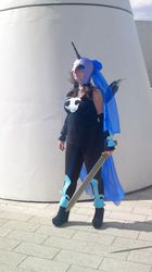 Size: 404x720 | Tagged: safe, artist:baggy666, nightmare moon, human, g4, cosplay, irl, irl human, photo, solo