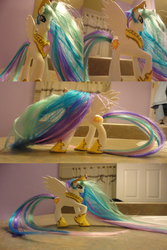 Size: 6000x9000 | Tagged: safe, artist:lotusmist, princess celestia, g4, absurd resolution, customized toy