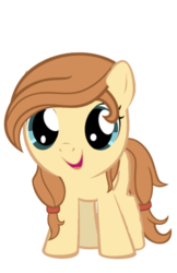 Size: 400x616 | Tagged: safe, artist:avisola, oc, oc only, oc:cream heart, earth pony, pony, g4, cute, earth pony oc, female, filly, solo, younger