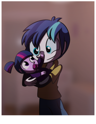Size: 3104x4000 | Tagged: safe, artist:fj-c, shining armor, twilight sparkle, human, equestria girls, g4, baby, babylight sparkle, brother and sister, colt, colt shining armor, cute, duo, holding a baby, humanized, male, pacifier, shining adorable, siblings, twiabetes, younger