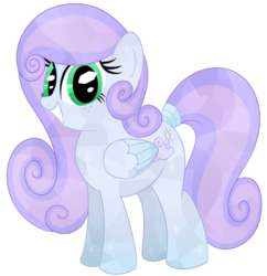 Size: 1119x1155 | Tagged: safe, artist:autumn-dreamscape, oc, oc only, oc:cloudy dreamscape, crystal pony, pony, solo