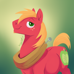 Size: 800x800 | Tagged: safe, artist:bronyseph, big macintosh, earth pony, pony, g4, male, solo, stallion