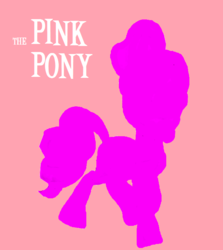 Size: 664x745 | Tagged: safe, artist:sparkyfox, pinkie pie, g4, cg, female, pink panther, silhouette, solo