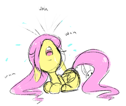 Size: 938x783 | Tagged: safe, artist:pegacornss, fluttershy, g4, crying, female, solo