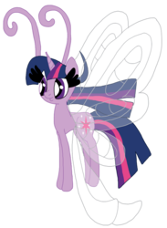 Size: 766x1044 | Tagged: safe, artist:lorettafox, twilight sparkle, alicorn, breezie, pony, g4, it ain't easy being breezies, breeziefied, female, simple background, smiling, solo, species swap, transparent background, twilight breezie, twilight sparkle (alicorn)