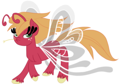 Size: 1024x696 | Tagged: safe, artist:noretreat--nosurrender, big macintosh, breezie, g4, it ain't easy being breezies, breeziefied, male, simple background, solo, species swap, transparent background, vector
