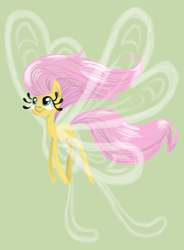 Size: 1177x1603 | Tagged: safe, artist:lostinthetrees, fluttershy, breezie, g4, it ain't easy being breezies, breeziefied, female, flutterbreez, simple background, solo, species swap