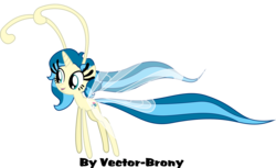 Size: 3628x2215 | Tagged: safe, artist:vector-brony, oc, oc only, oc:tina fountain heart, breezie, pony, g4, it ain't easy being breezies, breeziefied, female, mare, simple background, solo, species swap, transparent background, vector