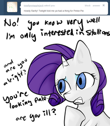 Size: 680x780 | Tagged: safe, artist:moonblizzard, rarity, g4, ask, female, rarity answers, solo, tumblr