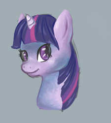 Size: 900x1000 | Tagged: safe, artist:123valeryaa, twilight sparkle, g4, bust, female, solo