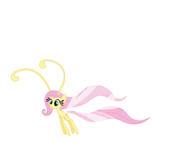 Size: 6500x6000 | Tagged: safe, artist:midnight--blitz, fluttershy, breezie, g4, it ain't easy being breezies, .ai available, absurd resolution, breeziefied, female, flutterbreez, simple background, solo, species swap, transparent background, vector
