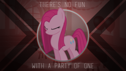 Size: 1920x1080 | Tagged: safe, artist:patec, artist:pikamander2, artist:rdbrony16, pinkie pie, g4, party of one, female, pinkamena diane pie, solo, vector, wallpaper