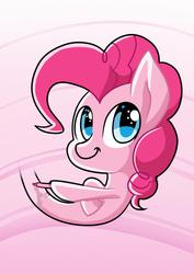 Size: 1024x1449 | Tagged: safe, artist:galaxyart, pinkie pie, g4, crayon, female, solo