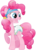 Size: 500x702 | Tagged: safe, artist:cupcakescankill, pinkie pie, g4, crystallized, diaper, female, non-baby in diaper, simple background, solo, transparent background, vector