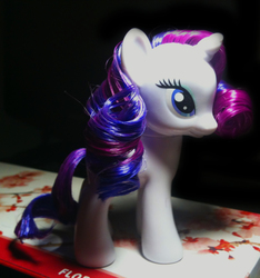 Size: 1438x1536 | Tagged: safe, artist:narxinba222, rarity, g4, brushable, customized toy, female, irl, photo, toy